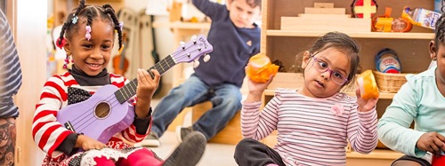 children playing instruments