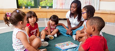 children sitting in a circle